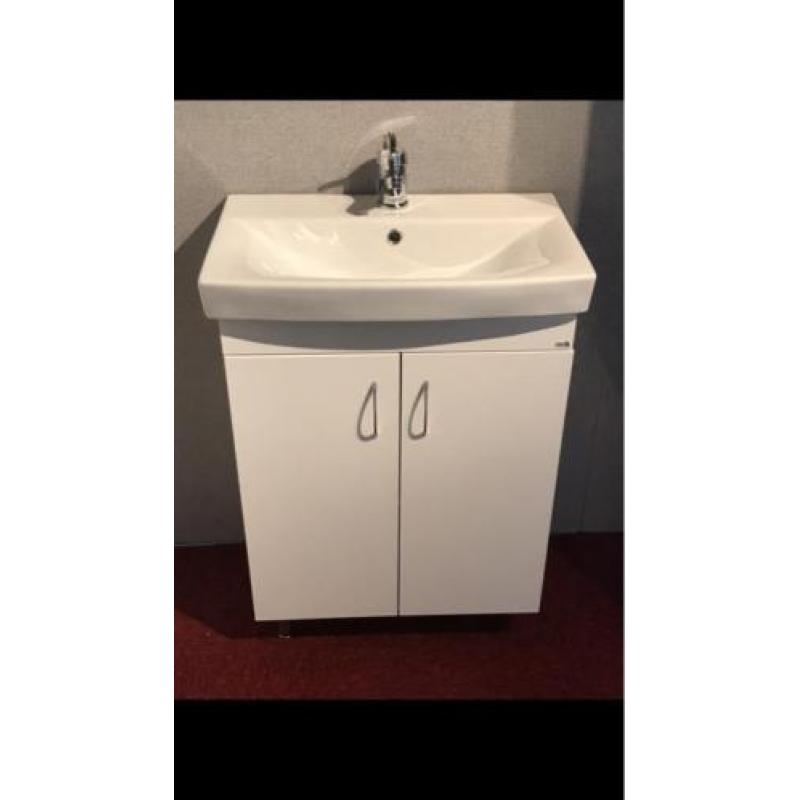 Badmeubel (wastafelmeubel) select eiken of wit 50,55,60cm