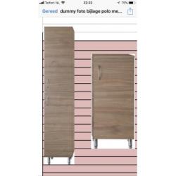 Badmeubel (wastafelmeubel) select eiken of wit 50,55,60cm