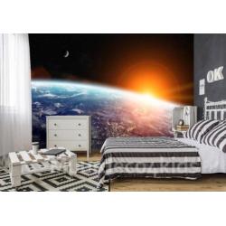 Zonnestelsel vliesbehang XL, Ruimte behang, Planetenbehang