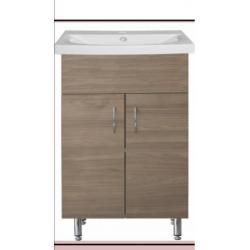 Badmeubel (wastafelmeubel) select eiken of wit 50,55,60cm