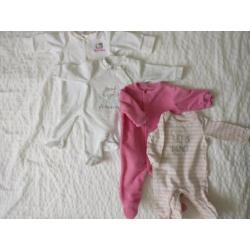 Pakket kleding baby maat 50/56 meisje