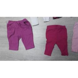 Leggings / broekjes meisje mt 50 / 56