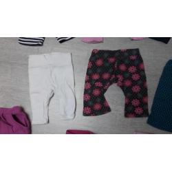 Leggings / broekjes meisje mt 50 / 56