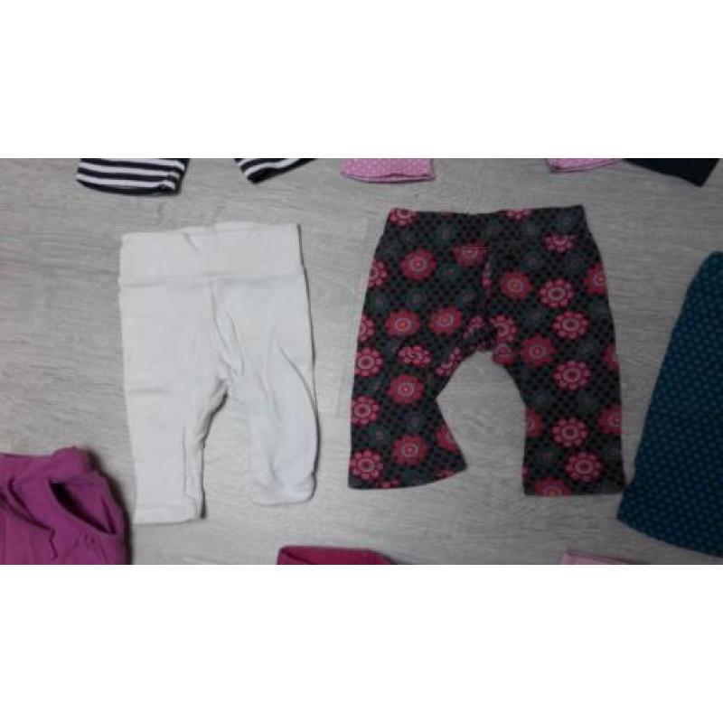 Leggings / broekjes meisje mt 50 / 56