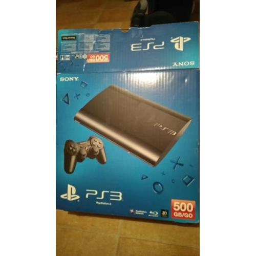 PlayStation 3 + 3 controllers + 7 spellen