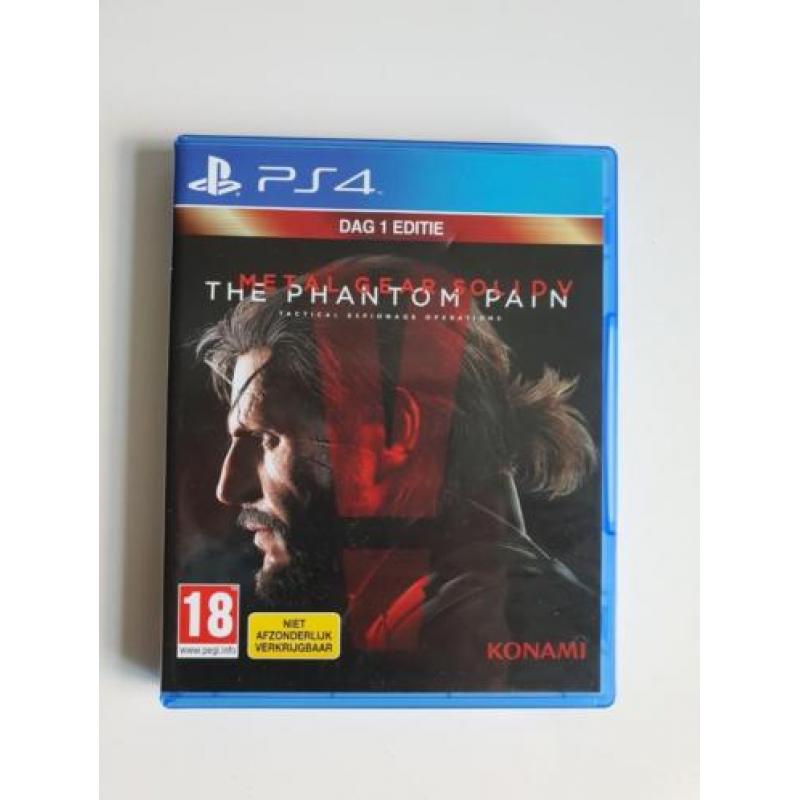 Limited edition playstation 4 500gb (MGS5 editie) Metal Ge