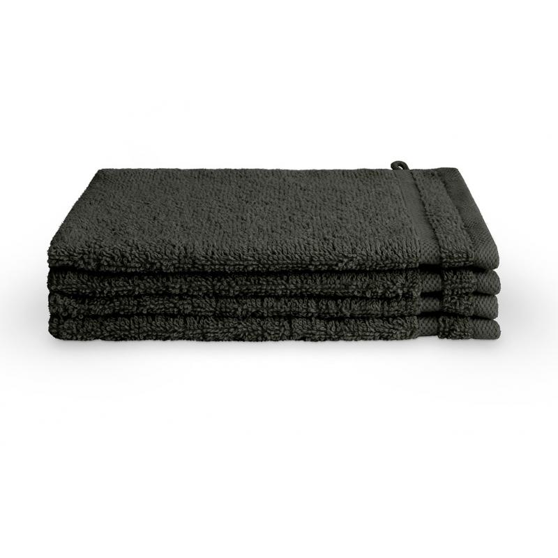 Byrklund Washand 16x21 cm 500gram Antraciet - 4 stuks