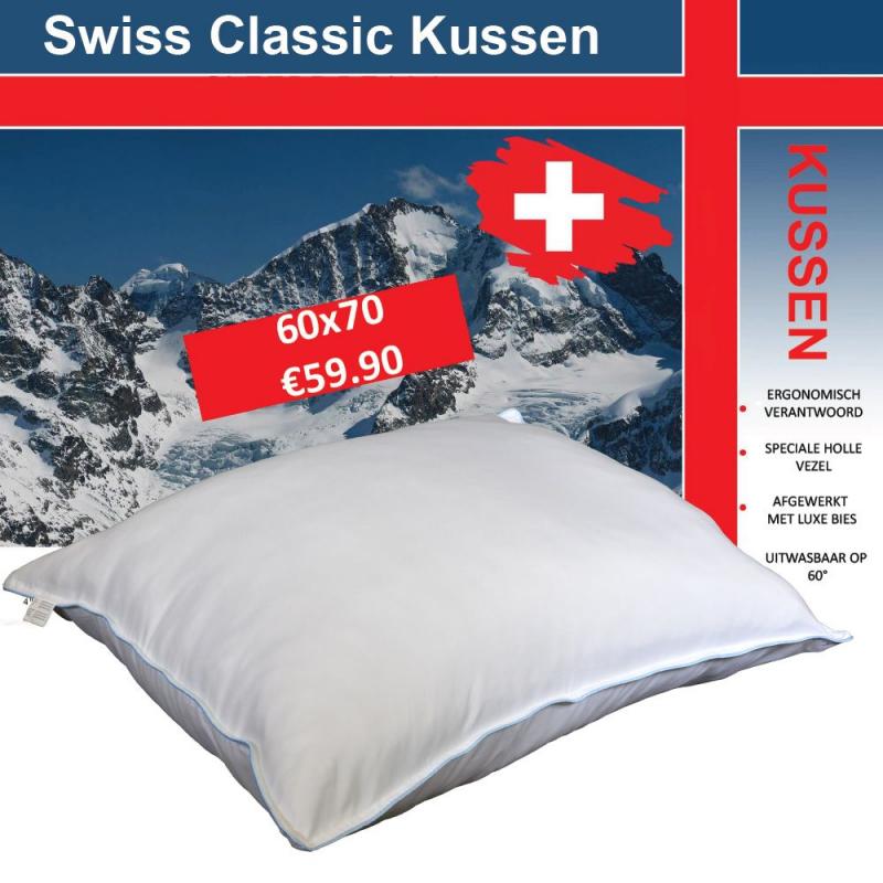 Swiss Classic hoofdkussen