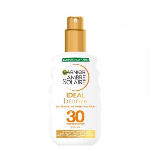 Garnier Ambre Solaire Ideal Bronze Protective SPF30 Sun Cream Spray 200ml