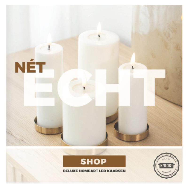 Deluxe Homeart ledkaarsen