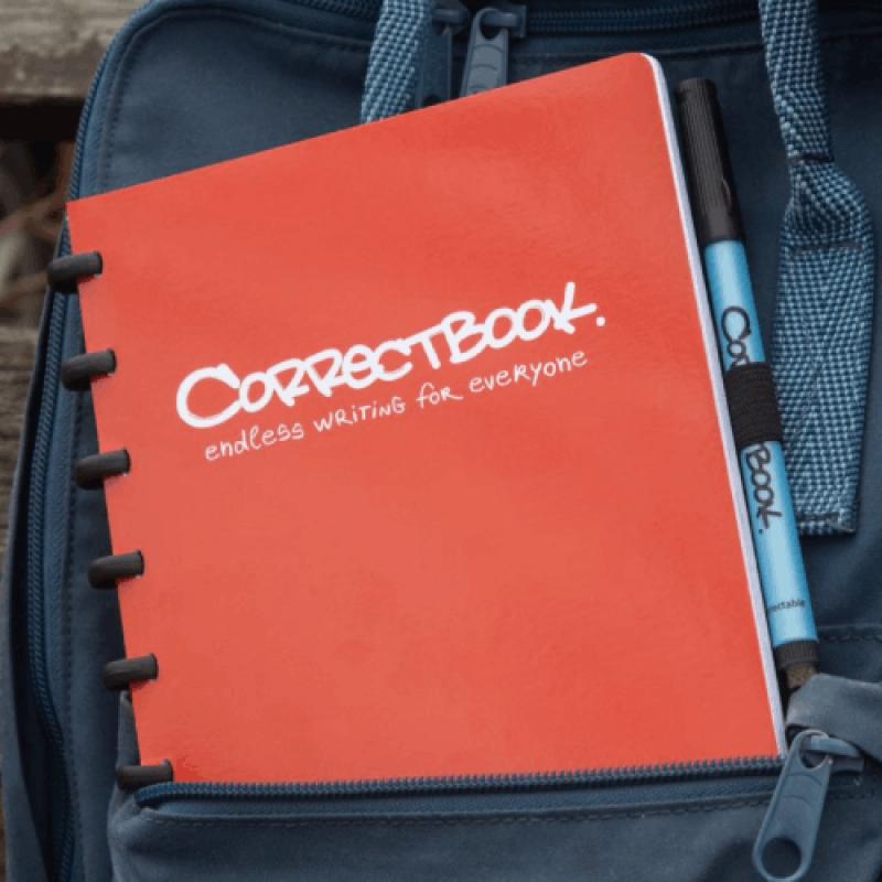 Correctbook Uitwisbaar Notitieboek in Schooltas
