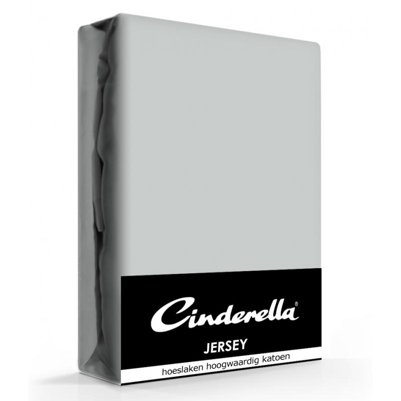 Cinderella Jersey Hoeslaken Light Grey-120 x 200 cm