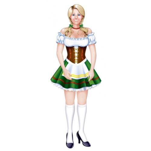 Fraulein Oktoberfest decoratiebord