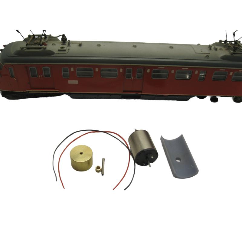 micromotor HTR001F HO motor ombouwset voor Trix 1530-1532 Adler 2202 BR 24 u.a.