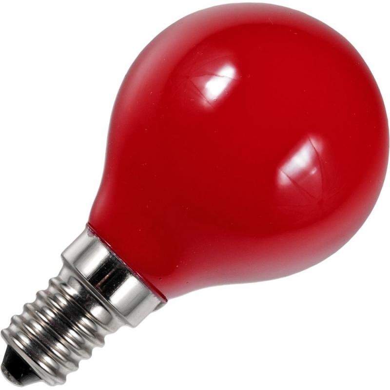 SPL LED filament kogellamp rood 1W kleine fitting E14
