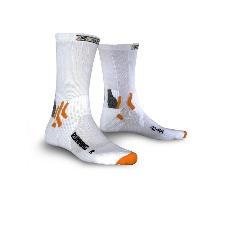 X Socks Running Mid Calf sokken wit unisex