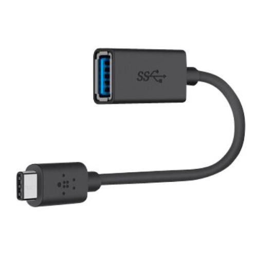 Belkin USB C naar USB A (3.0) adapter zwart