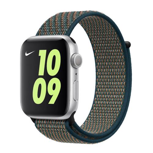 Apple Nike Sport Loop Apple Watch 42mm / 44mm / 45mm / 49mm Hyper Crimson / Neptune Green