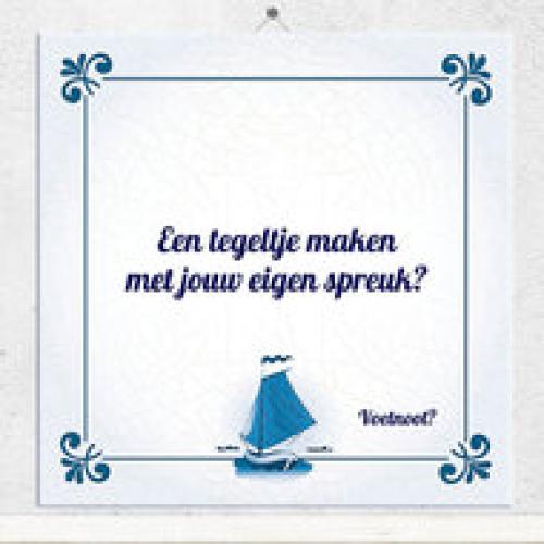 Tegeltje Blauw (nr.57)
