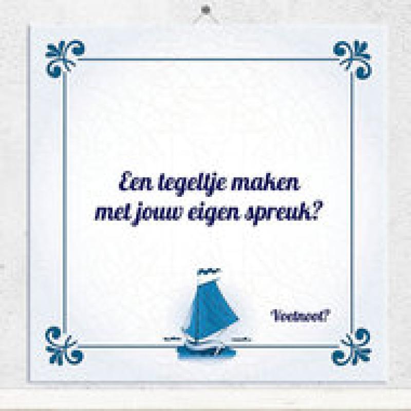 Tegeltje Blauw (nr.57)