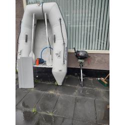 Rubberboot met BB motor