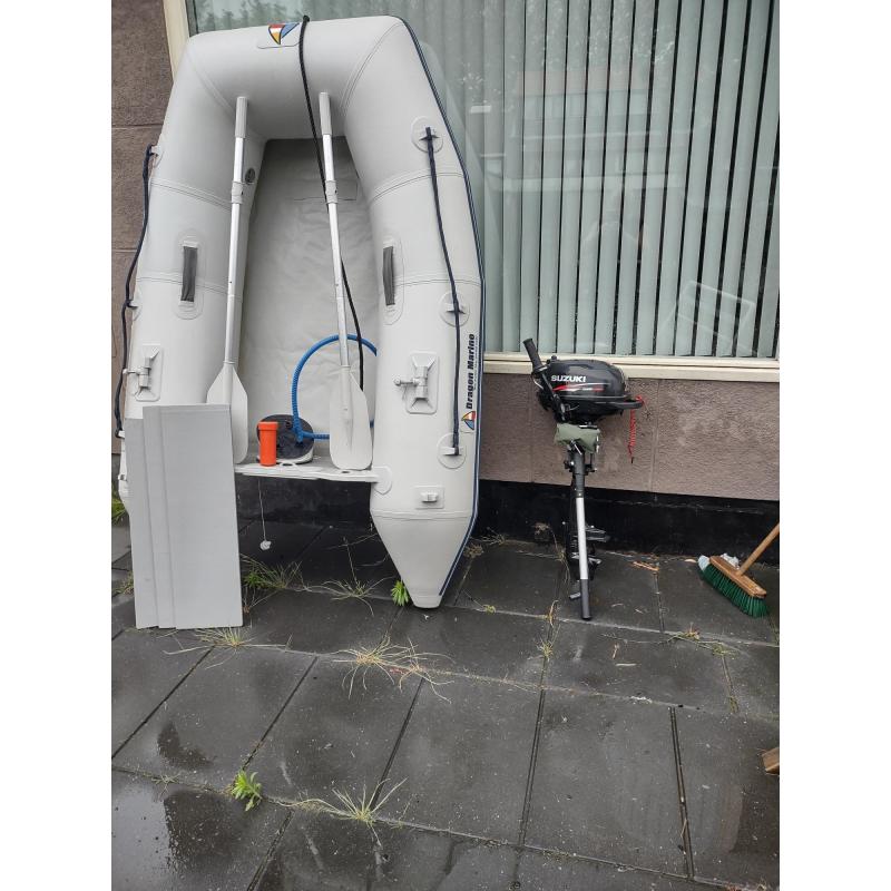 Rubberboot met BB motor